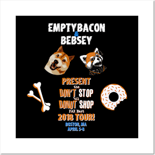 Don't Stop 'til Donut Shop 2018 tour T-Shirt (Alt. effect) Posters and Art